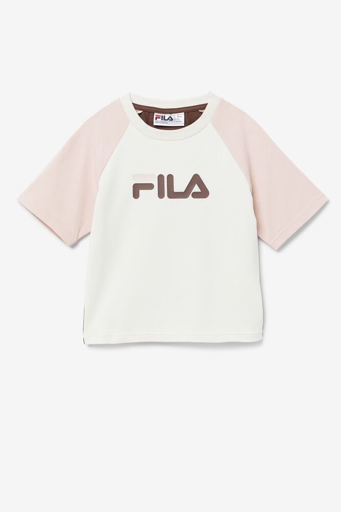 Fila T-Shirt Womens White Aisha - Ireland 56147-EHZB